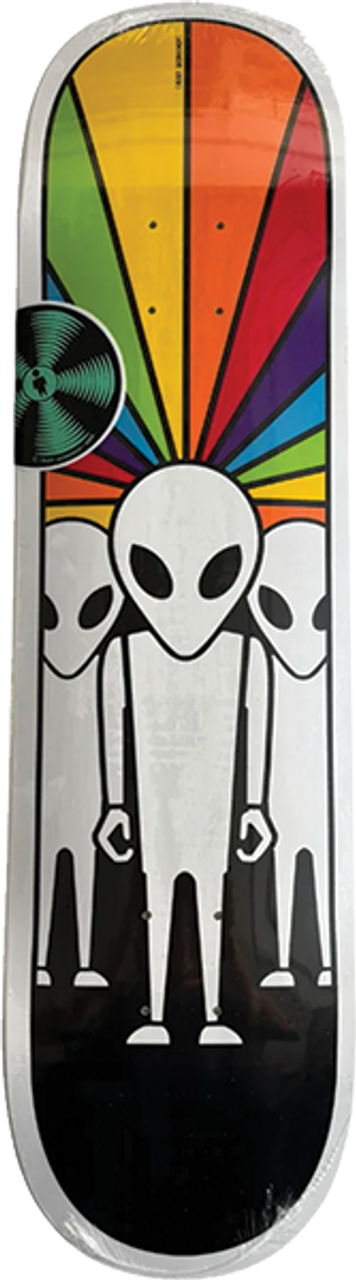 ALIEN WORKSHOP SPECTRUM SALUTE SKATEBOARD DECK 8.25