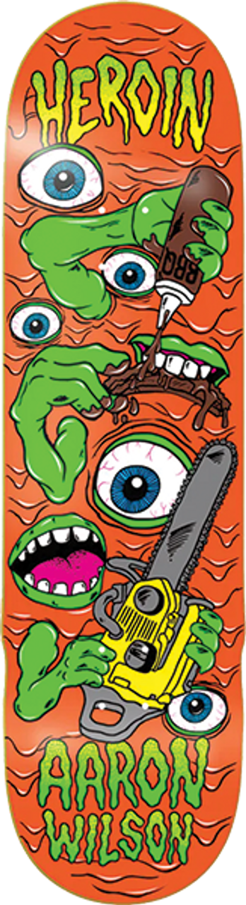 HEROIN AW MUTATE OR DIE SKATEBOARD DECK-8.5