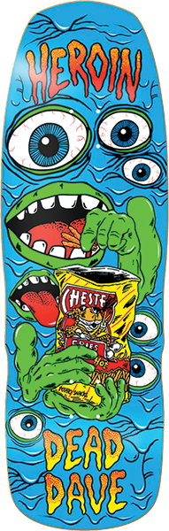 HEROIN DD MUTATE OR DIE SKATEBOARD DECK-10.4