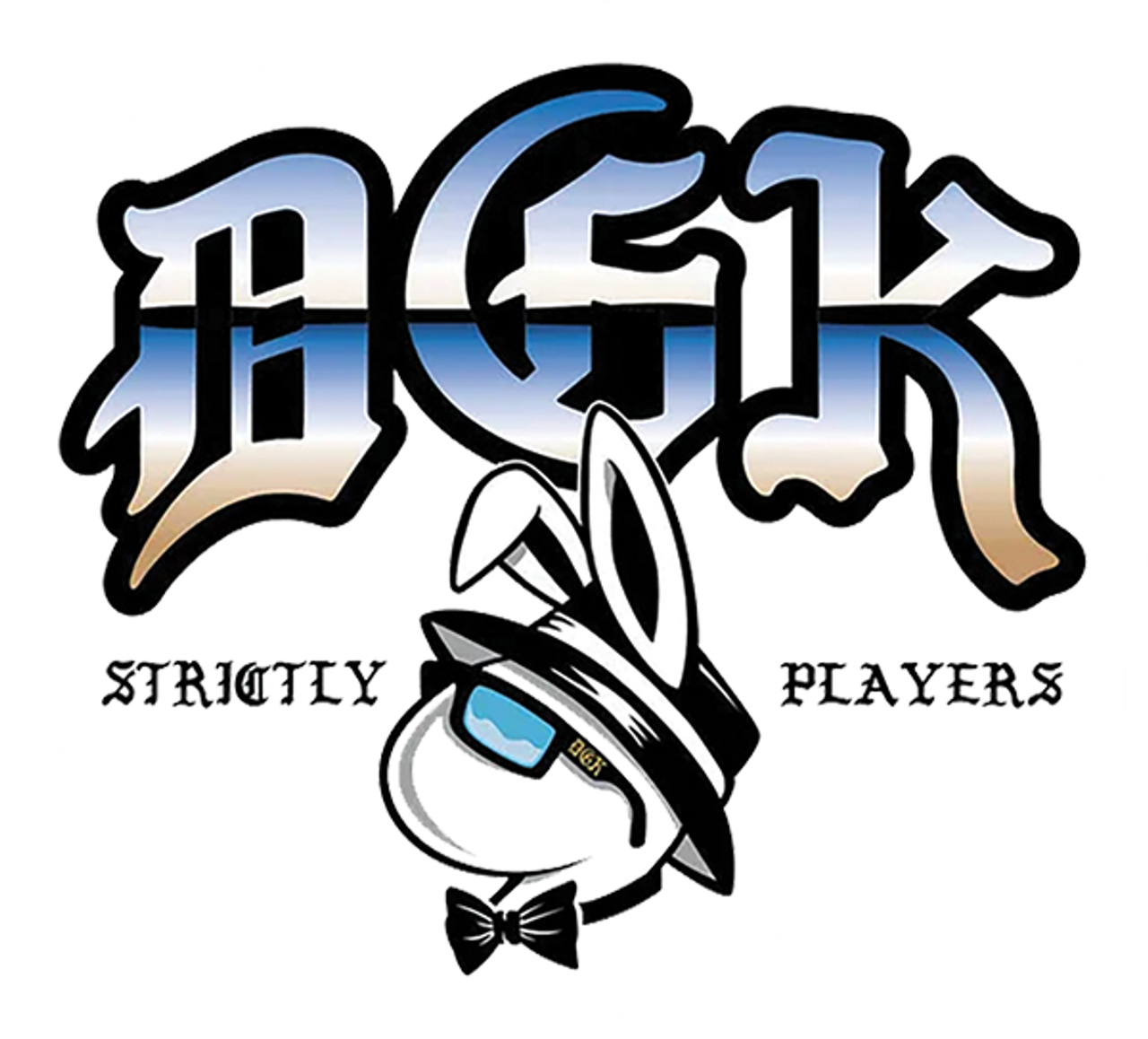 DGK STRICTLY PLAYERS STICKER SINGLE