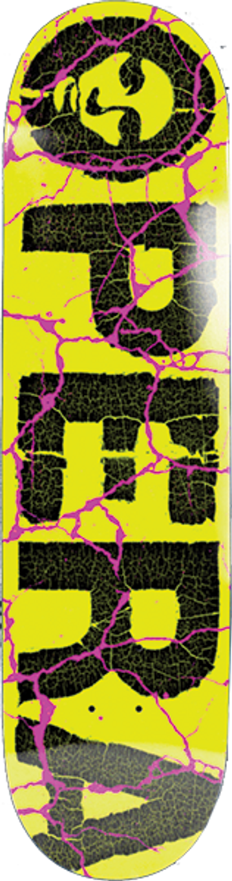 OPERA WEATHERD SKATEBOARD DECK-8.7 SAFETYYELLOW
