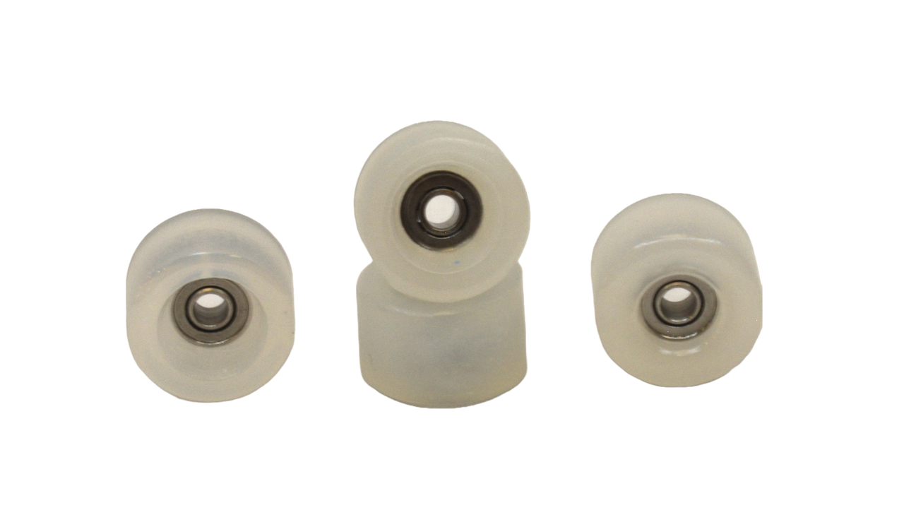 Social Bowl Offset Pro Fingerboard Wheels Clear 7.6mmx4.9
