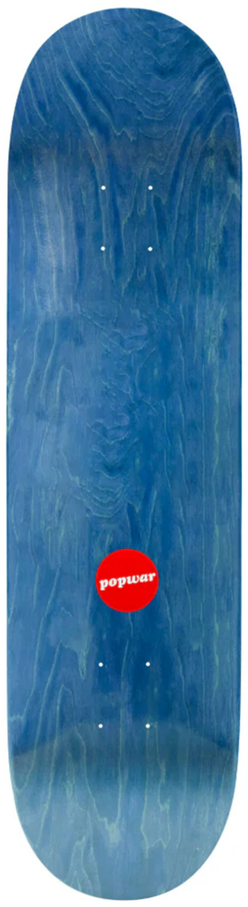 PopWar Gonzalez Aggrovator Skateboard Deck Blue 8.5