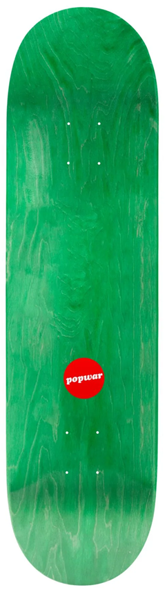 PopWar Tim Tim Psyco Skateboard Deck Red 8.5