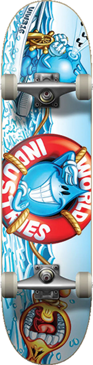 WORLD INDUSTRIES SPEEDBOAT WILLY SKATEBOARD COMPLETE 8.0