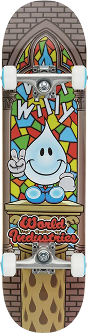 WORLD INDUSTRIES WET WILLY V2 SKATEBOARD COMPLETE 7.75