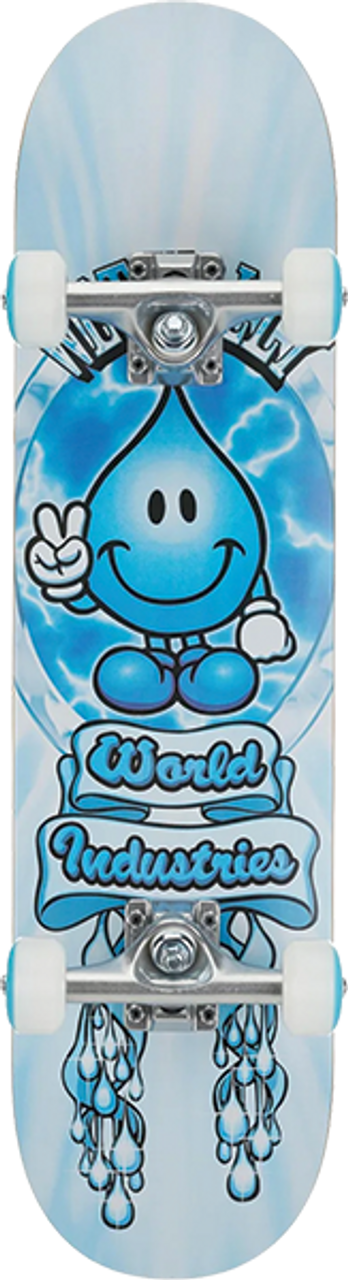 WORLD INDUSTRIES WET WILLY ICON SKATEBOARD COMPLETE 7.25