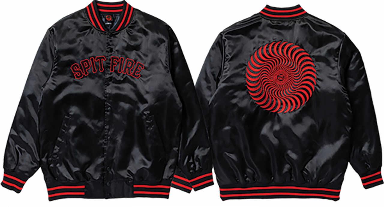 SPITFIRE SPITBALL JACKET MEDIUM BLACK/RED