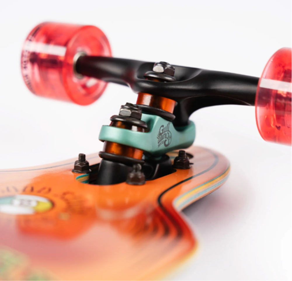 Sector 9 Mini Fractal Skateboard Complete Orange 8.75 x 33