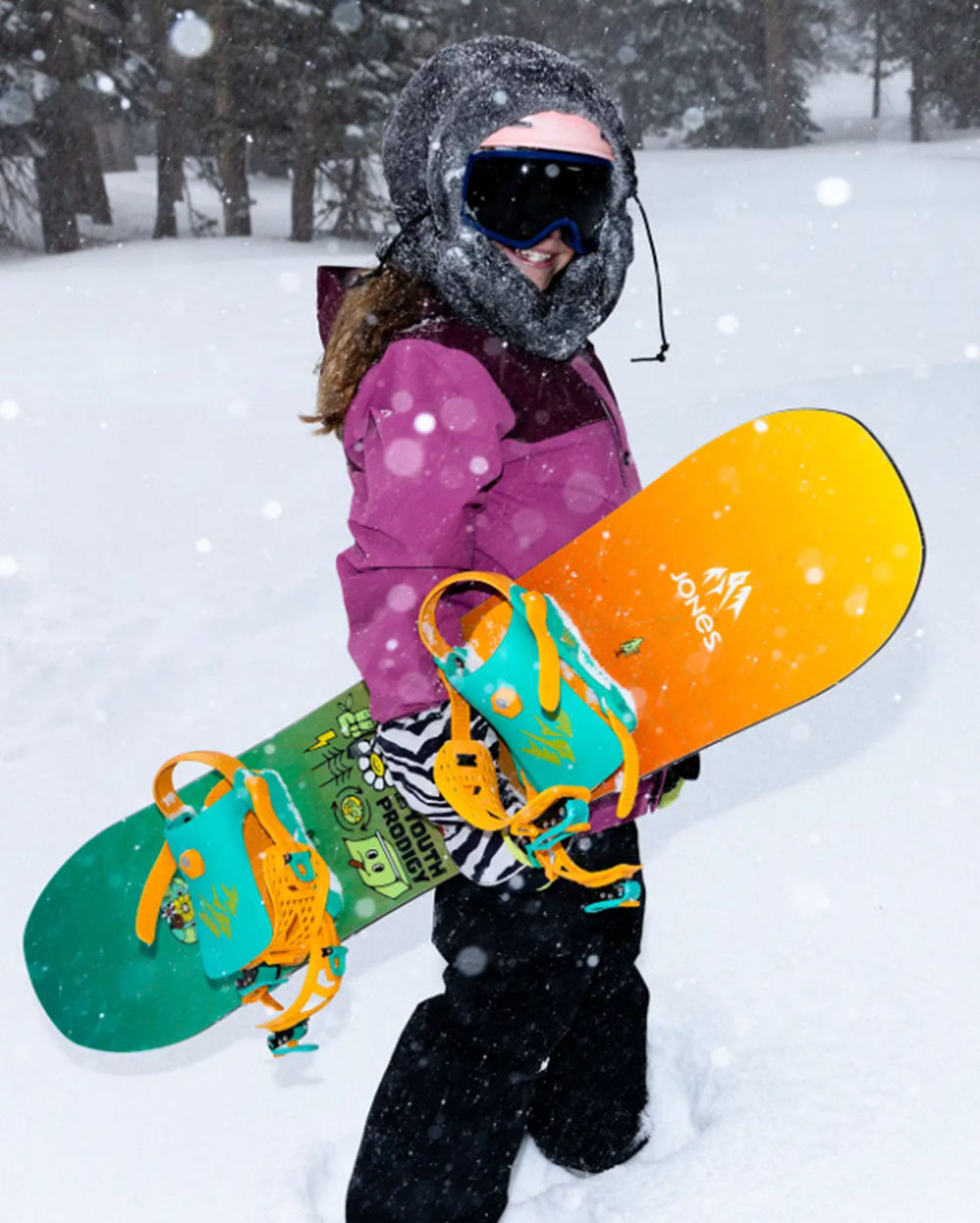 Jones Prodigy Youth Snowboard 2026 Orange 130