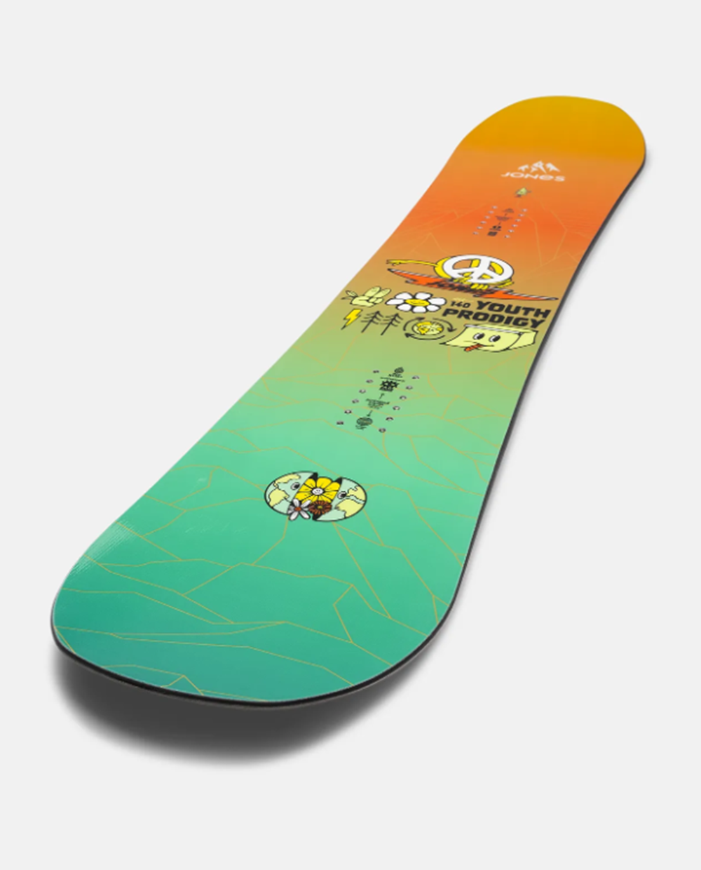 Jones Prodigy Youth Snowboard 2026 Orange 125