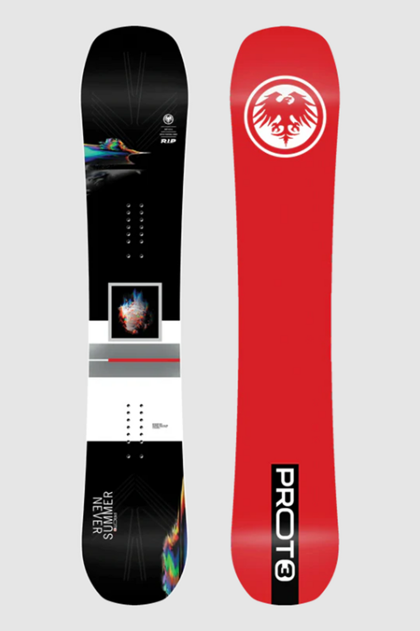 Never Summer Proto Type 3 Snowboard 26 Black White 160