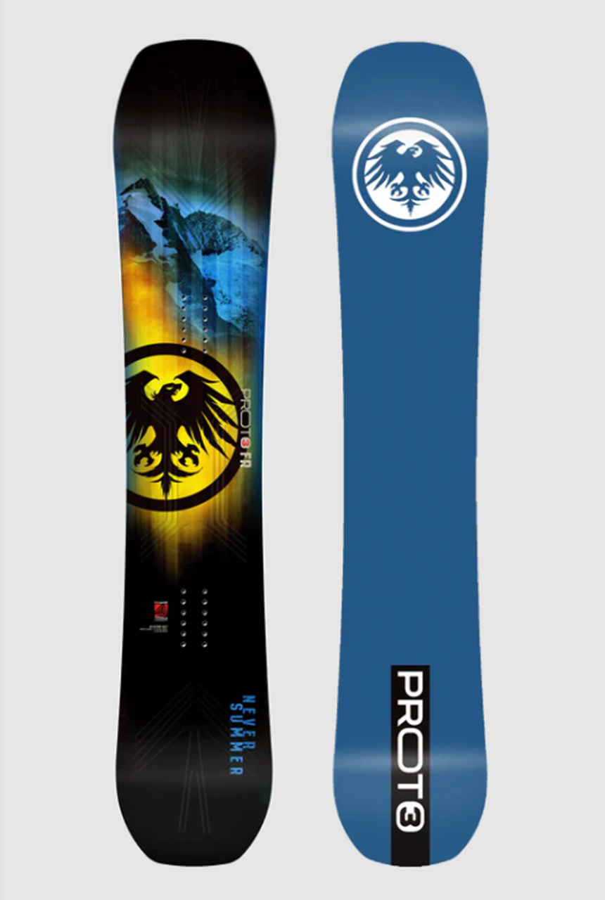 Never Summer Proto T3 FR Snowboard 26 Blue Black 161 WIDE