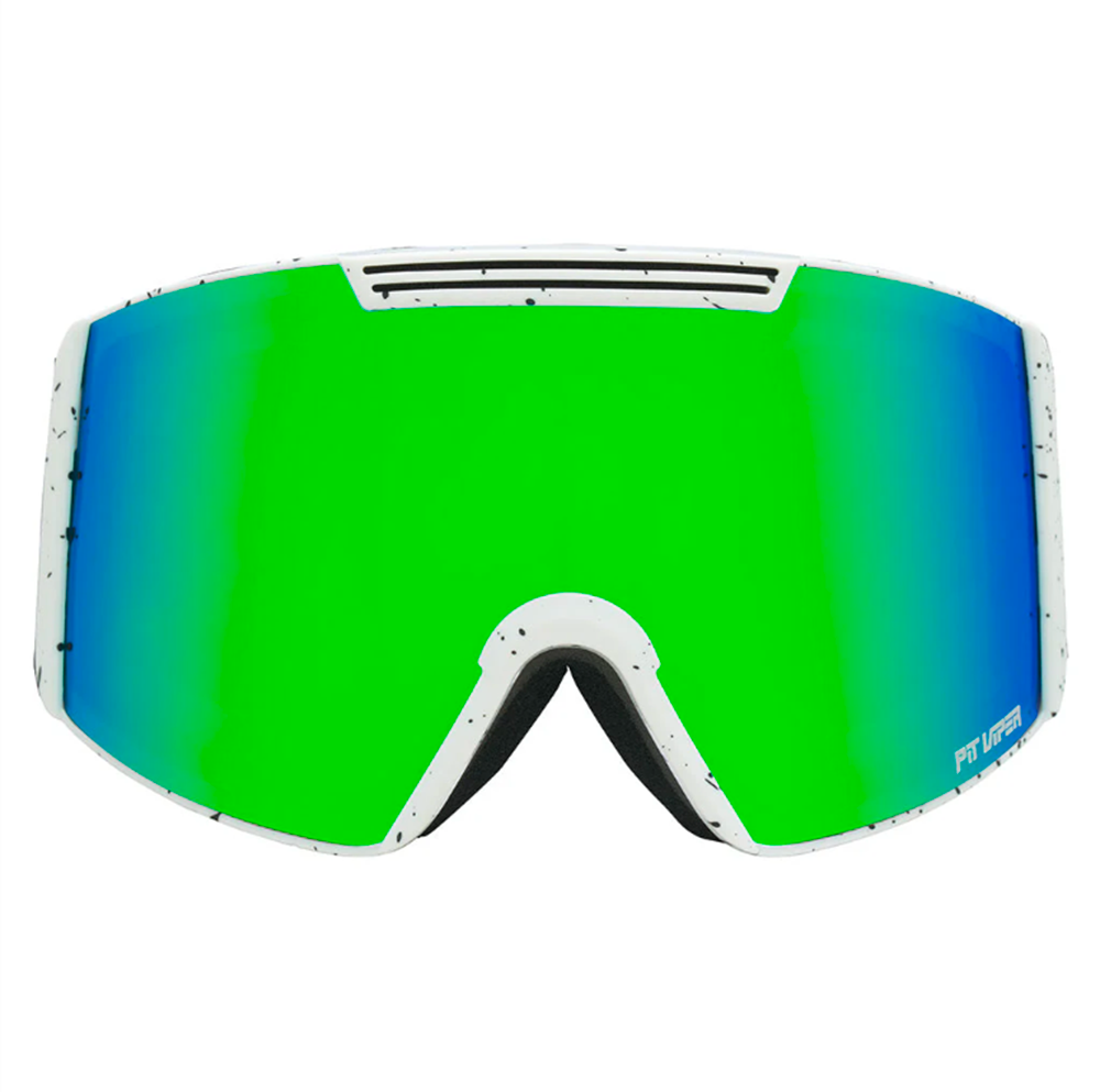 Pit Viper Backslap Snow Goggles Miami Nights Blue Green Small