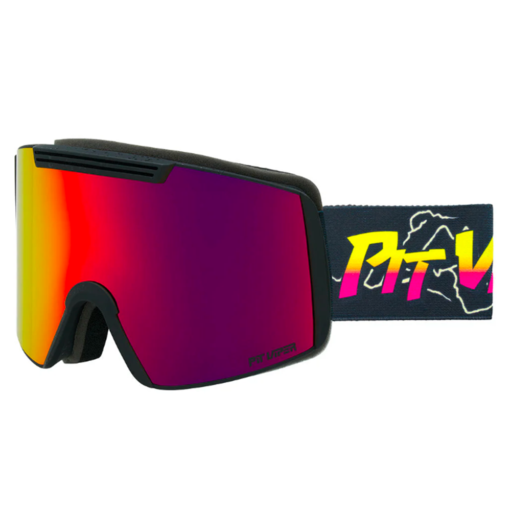 Pit Viper Backslap Snow Goggles Power Surge Red Small