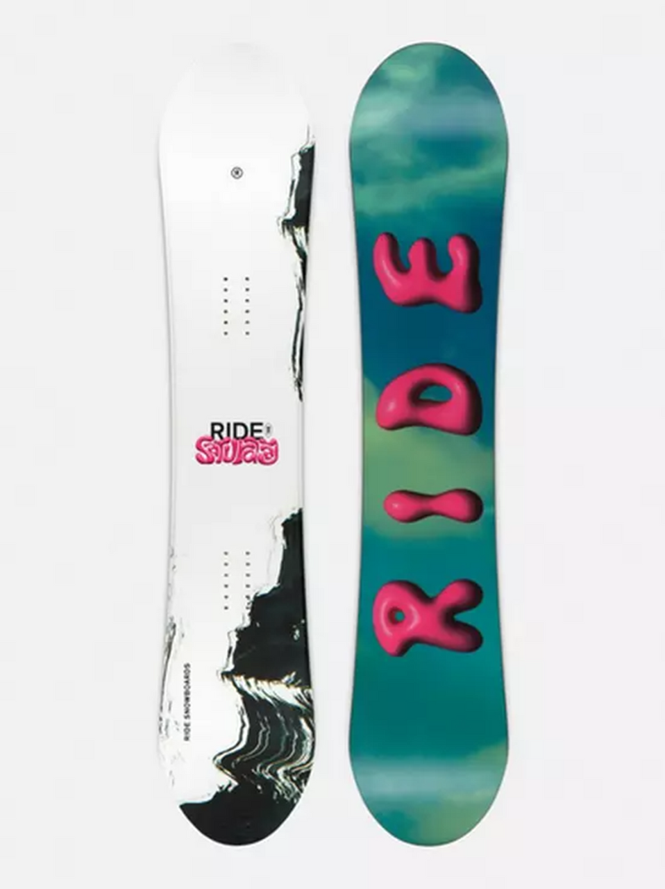 Ride Saturday Snowboard 26 White Black 138