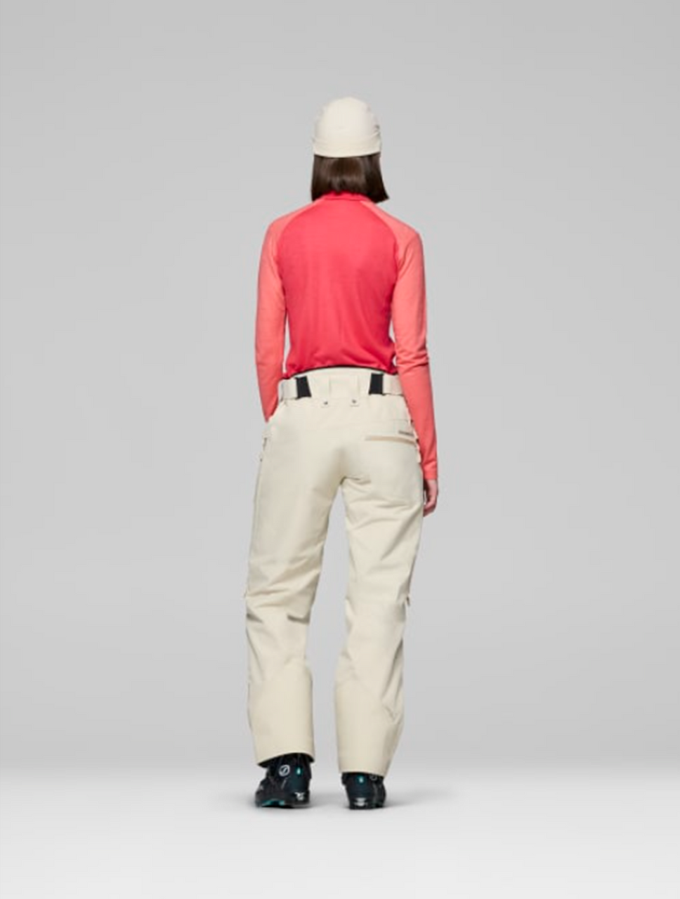 Norrona Iofoten GoreTex Womens Insulated Pants Oatmeal
