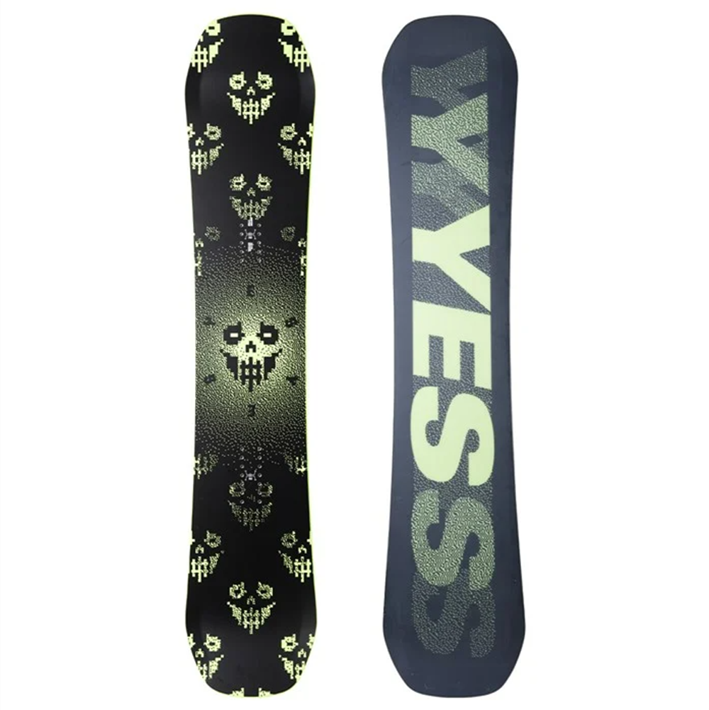 Yes Shifter XTRM Eiki 3D Snowboard 2026 Black Green 156 WIDE