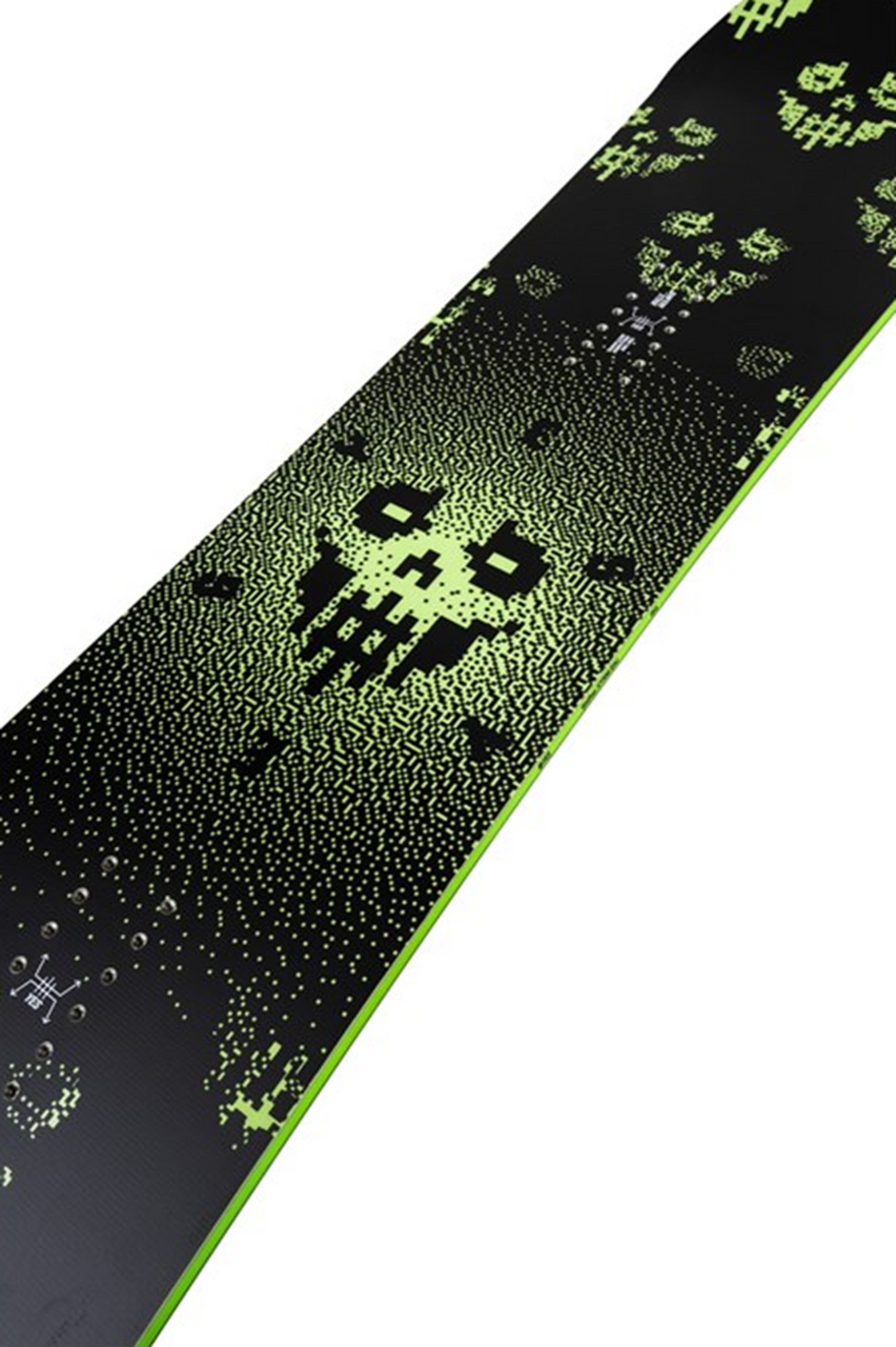 Yes Shifter XTRM Eiki 3D Snowboard 2026 Black Green 156 WIDE