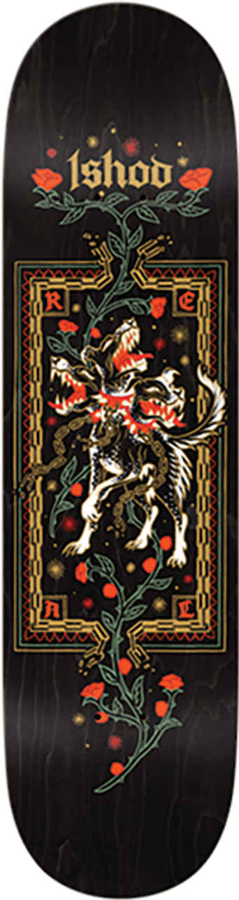 REAL SILVA RECORD SCRATCH SKATEBOARD DECK-8.28