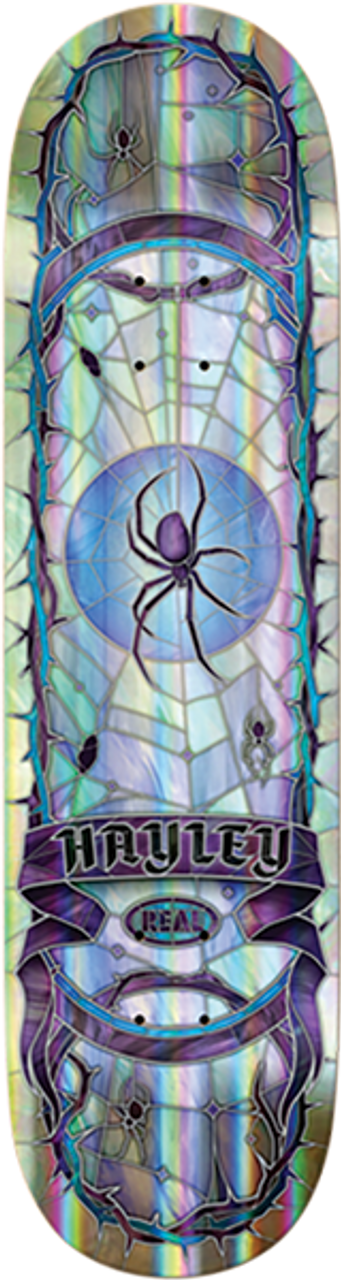 REAL H.WILSON RAINBOW HOLO CATHEDRAL SKATEBOARD DECK-8.06 TF