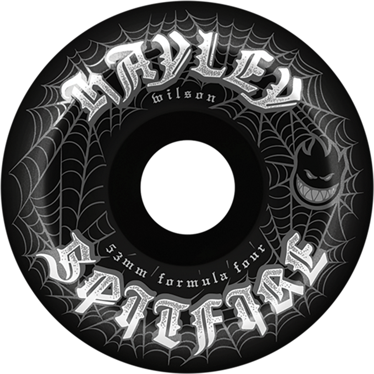 SPITFIRE WILSON F499 CONICAL FULL WEBBED 53MM BLK WHEELS SET