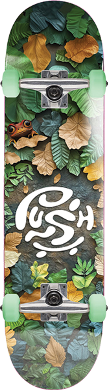 PUSH FOREST SKATEBOARD COMPLETE-7.75 GREEN