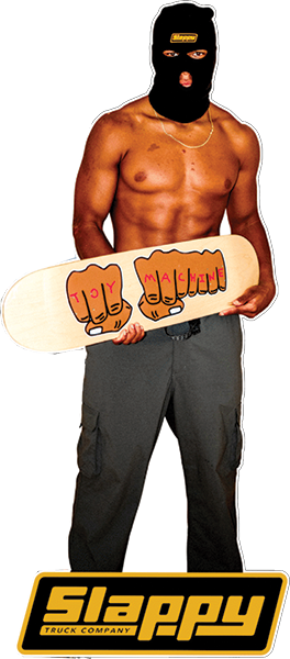 SLAPPY CORDANO LIFESIZE CARDBOARD STANDIE 33X78"