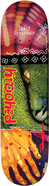 KROOKED CERNICKY SNAKE BITE SKATEBOARD DECK-8.38