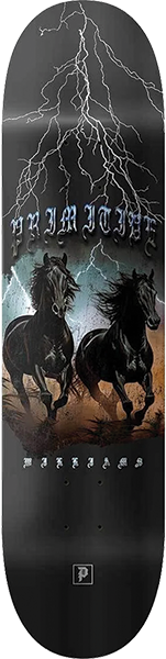 PRIMITIVE WILLIAMS STORM SKATEBOARD DECK-8.5 BLACK