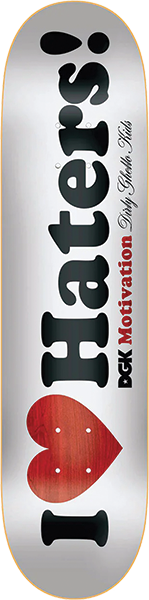 DGK HATERS SKATEBOARD DECK-8.25