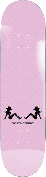 JACUZZI COWGIRLS JET SKI SKATEBOARD DECK-8.0 PINK