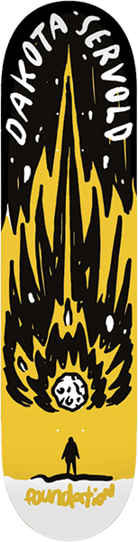 FOUNDATION SERVOLD IMPENDING DOOM SKATEBOARD DECK-8.38