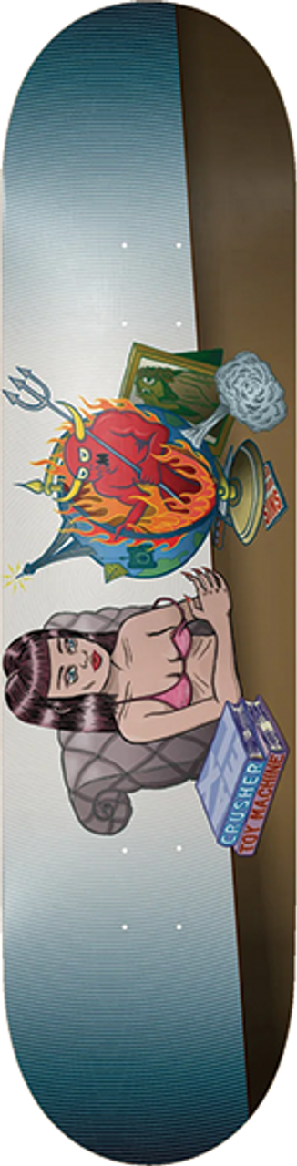 TOY MACHINE CRUYSBERGHS GLOBE SKATEBOARD DECK-8.38