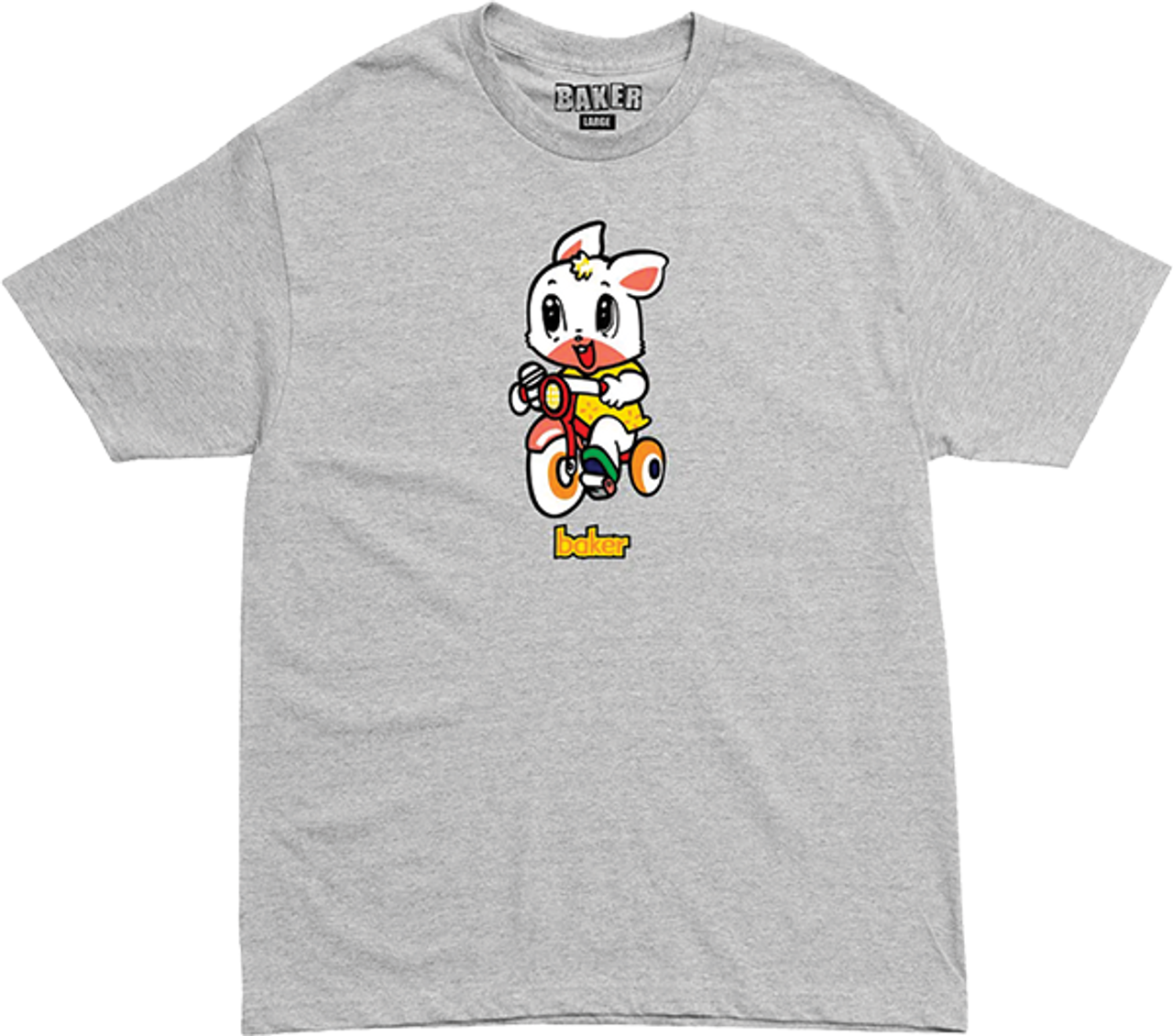 BAKER BUNNY SS TSHIRT SMALL HEATHER GREY