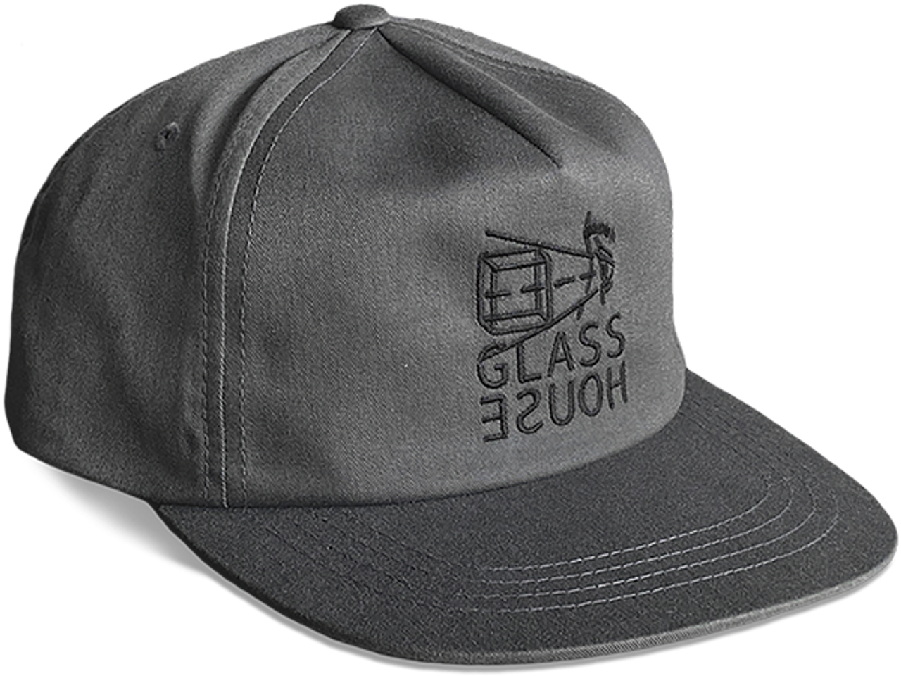 GLASS HOUSE PROJECTION HAT ADJ-CHARCOAL