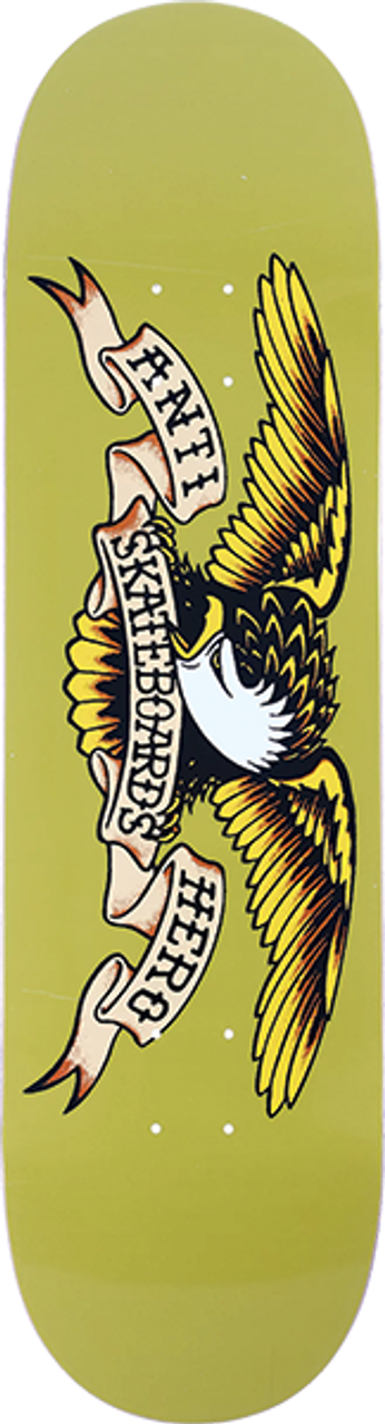 ANTI HEROEAGLE DBX SKATEBOARD DECK-8.62 GREENISH with grip