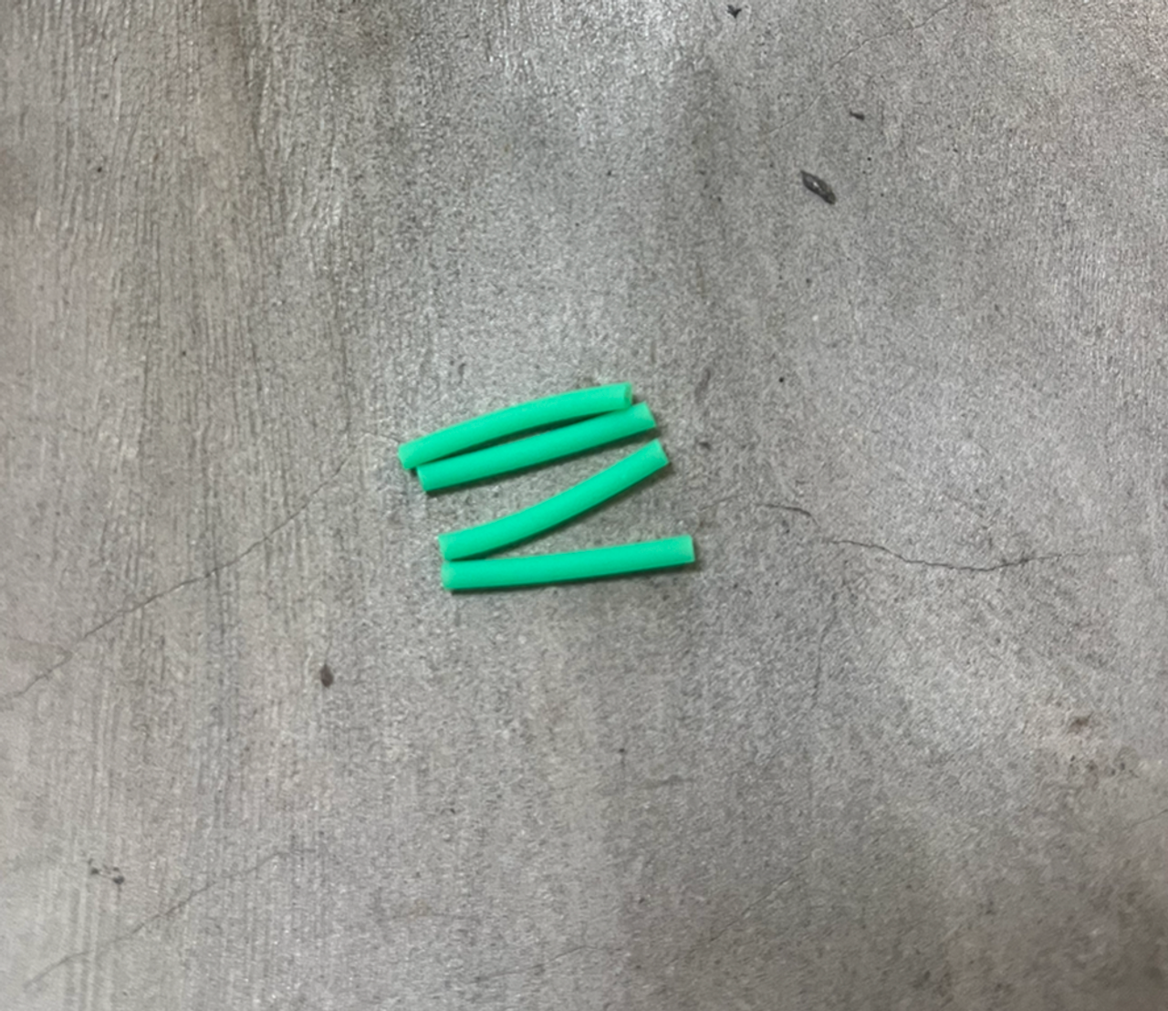 Social UnCut Fingerboard Pivot Cup Tubes Neon Green 4 pack