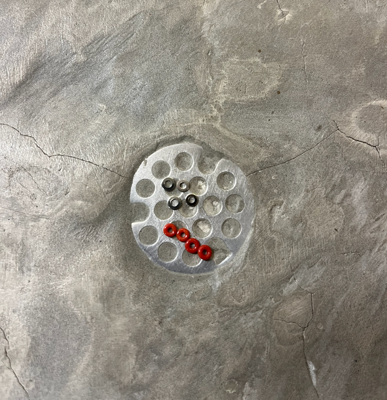 Social O-ring Fingerboard Bushings Washers Red 4pack