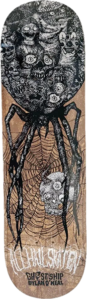 GHOSTSHIP O'NEAL BLACK WIDOW SKATEBOARD DECK-8.5