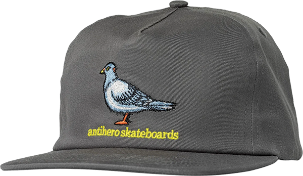 ANTI HERO LIL PIGEON HAT ADJ-CHARCOAL/YEL