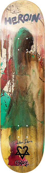 HEROIN DERN BAM SKATEBOARD DECK-8.38