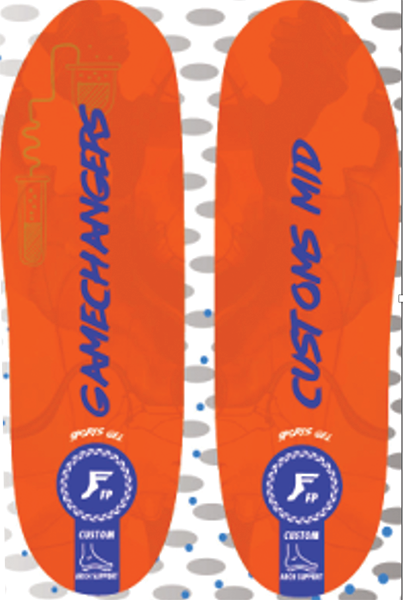 FOOTPRINT GC ELITE SPORTS FOOTPRINT MID 5-7MM ORG 9-9.5