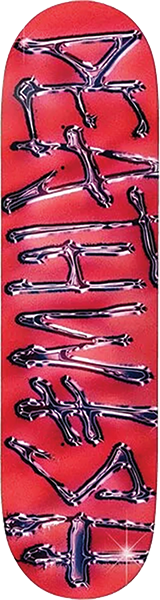 DEATHWISH OG SPRAY CHROME SKATEBOARD DECK-8.38 RED