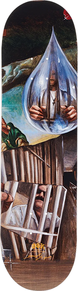 DGK GODFITTI No.4 SKATEBOARD DECK-8.25