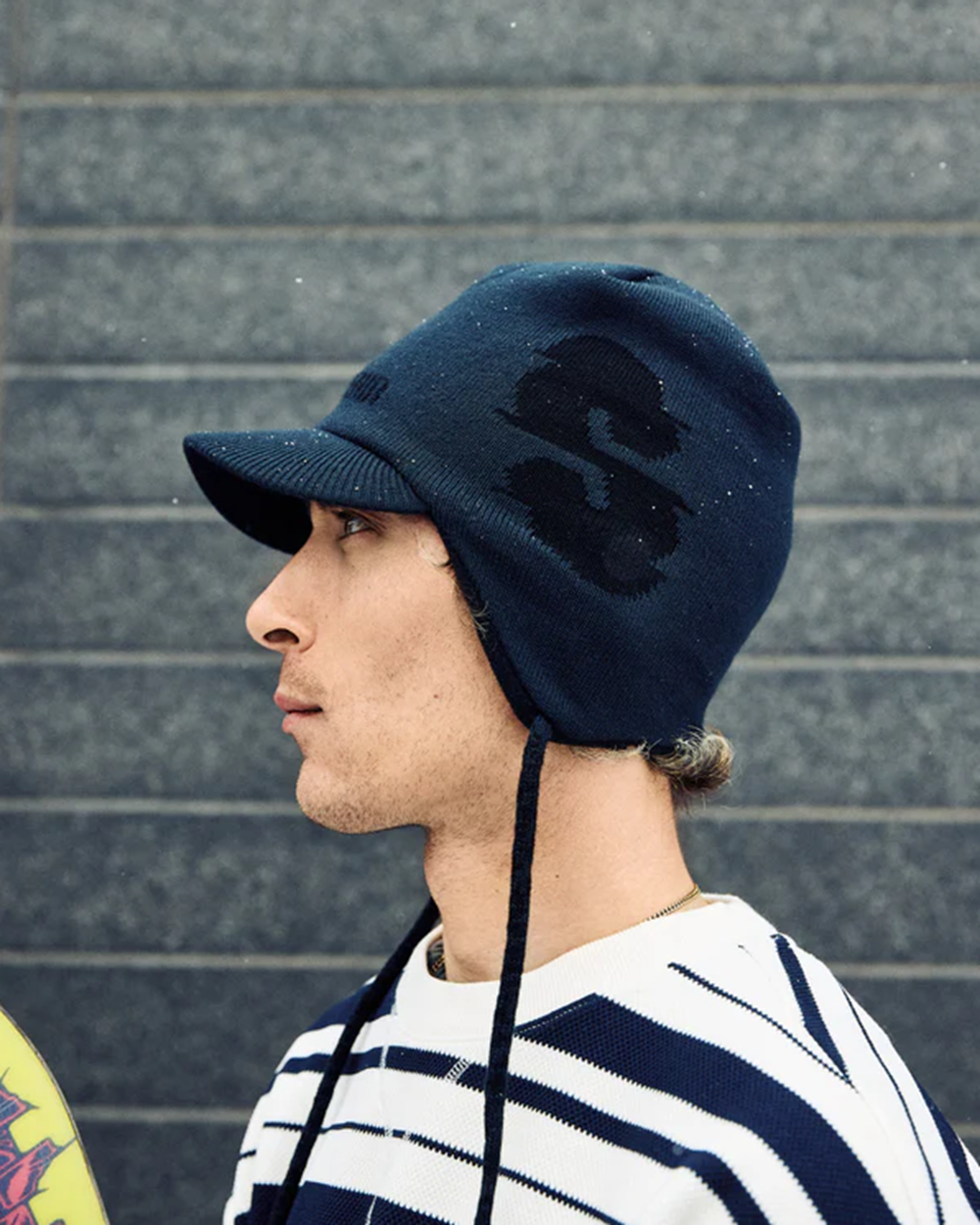 Souvenir Knit Visor Cap Black One Size