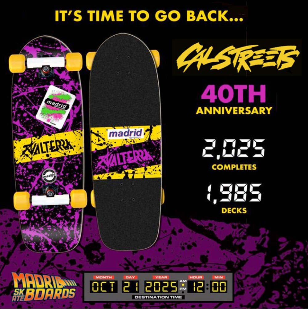 Madrid Marty Volterra Skateboard Complete Black 9.5x29