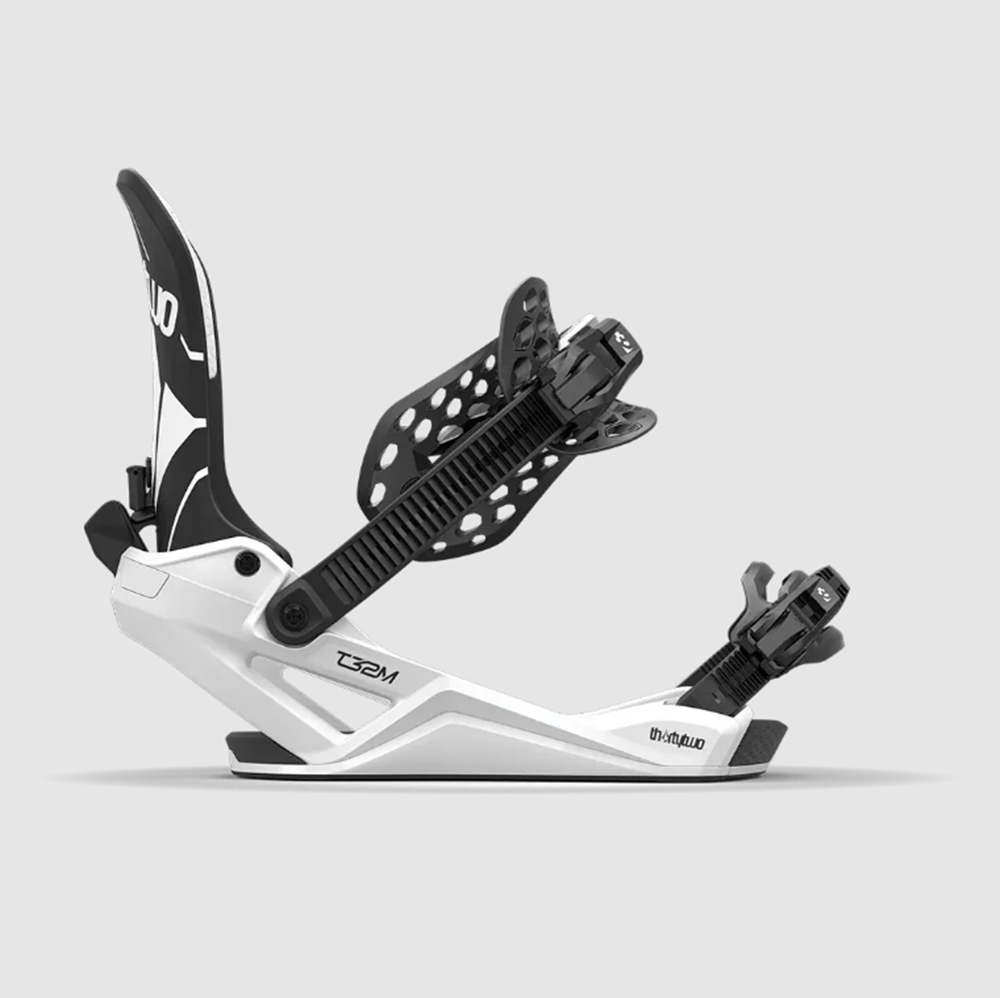 ThirtyTwo T32M Team FASE Bindings 2026 Volcom Black White Medium
