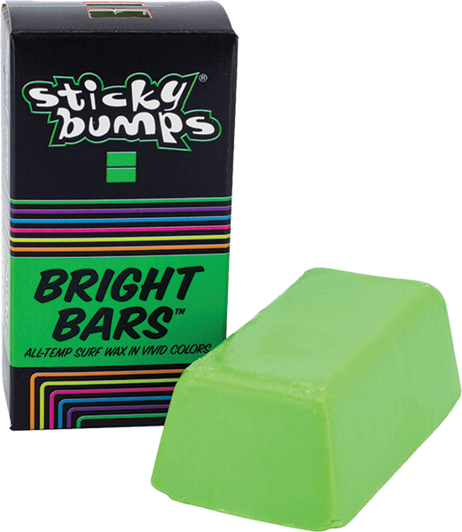STICKY BUMPS BRIGHT BAR ALL-TEMP GREEN FLASH GRN SINGLE BAR