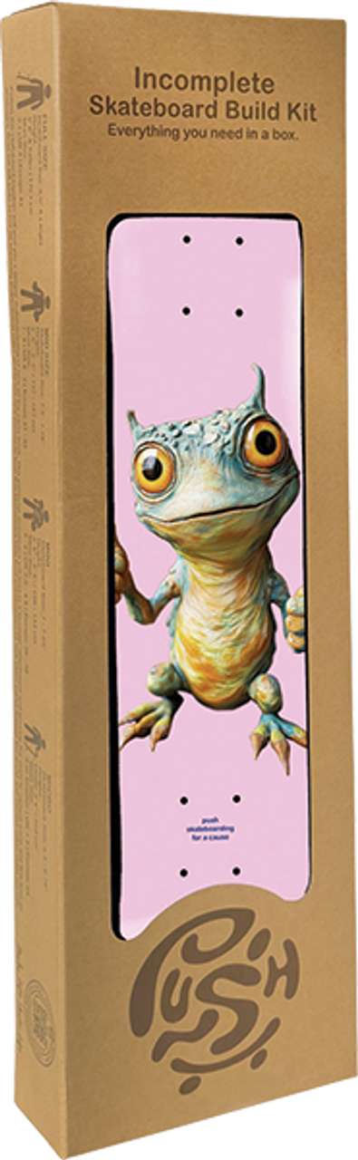 PUSH DOUBLE THUMB (IN-SKATEBOARD COMPLETE)-7.0 PINK